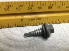 250 – Atlas 1/4″-14 x 7/8″ HWI LAP/STITCH Self-Tapping Hex Screws in Slate Gray