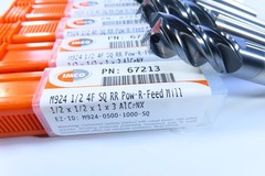 LOT ( 5 PCS ) IMCO 1/2″ POW-R-FEED SQUARE CORNER CARBIDE 67213 CNC END MILLS