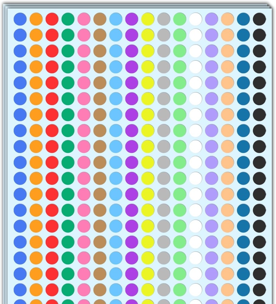 1/4 inch, Red, Orange, Yellow, Green, Blue, Purple, Pink, Brown, Gray,…