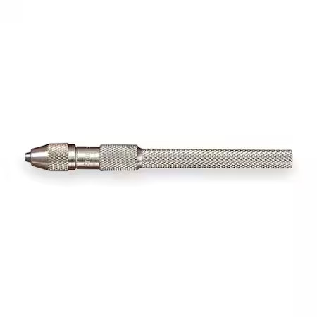 Starrett 162B Pin Vise, 0.030-0.062 In, Nickel Plated