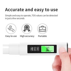 New 4 in 1 TDS Meter, Meter Digital Water Tester, Accurate and Reliable,…