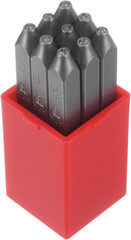 9pcs Number Stamp Set 1/16″ 1.5mm High Tool Steel 0-9 Punch Press Tools Metal St