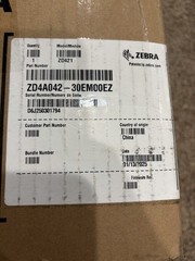 Zebra ZD421T Thermal Label Printer ZD4A042-30EM00EZ New Open Box USB BT 203dpi