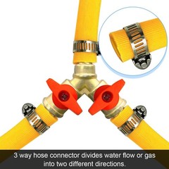 Brass 5/16 Inch 3-way Y-shaped Shut-off Ball Valve With 2-switch 5/16”, 8mm F…