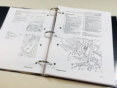 Massey Ferguson 200 230 240 250 Tractor Service Manual Repair Shop Hard Binder