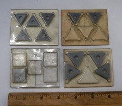 VR/Wesson Lot of 12 Carbide Inserts, USA Made, MPG-552, TNMG 544E, etc.. BN3900