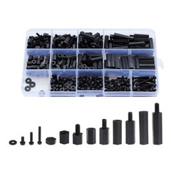 US M3 Male Female Plastic Nylon Hex Column Standoff Spacer Phillips Screw 320Pcs