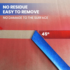 ADHES Blue Painters Tape Blue Tape Painting Tape for Walls,Uv Anti,14 Days Clean