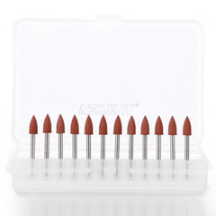 12pcs/kit Dental 0413 Brownie Polishers Friction Grip FG Burs Mini Points 1.6mm