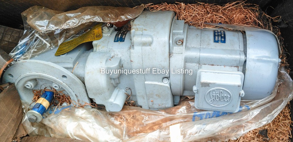 Stober C80 09-4 Motor 1Hp 3Ph 440V 1680 Rpm Variable Speed Angle Drive R46/30K4