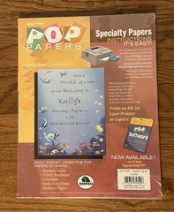 VTG AMPAD POP Specialty Printer/Copier Papers CLOUDS Party Invitations 100Sheets