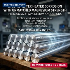 Oneness 369 RV Water Heater Anode Rod 2-Pack, 2 Years Warranty – 9.25″ x 3/4″ NP