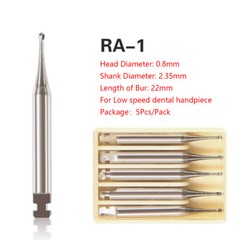 Dental Round Tungsten Steel Carbide Burs RA1-RA8 for Slow Low Speed Handpiece ty
