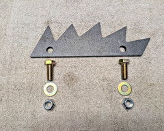 Meyers E00280 Manure Spreader Paddle Lower Beater Tip Replacement & Bolt Kit