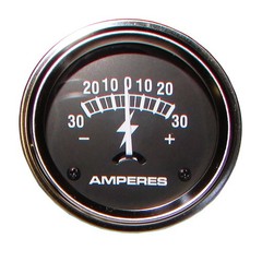 Universal 30 AMP Ammeter Gauge for Various Tractors & Equipment Fits 2″ Hole