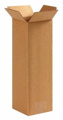 4 x 4 x 20 Shipping Boxes Moving Boxes Corrugated Kraft 25/Bundle 25/Pack