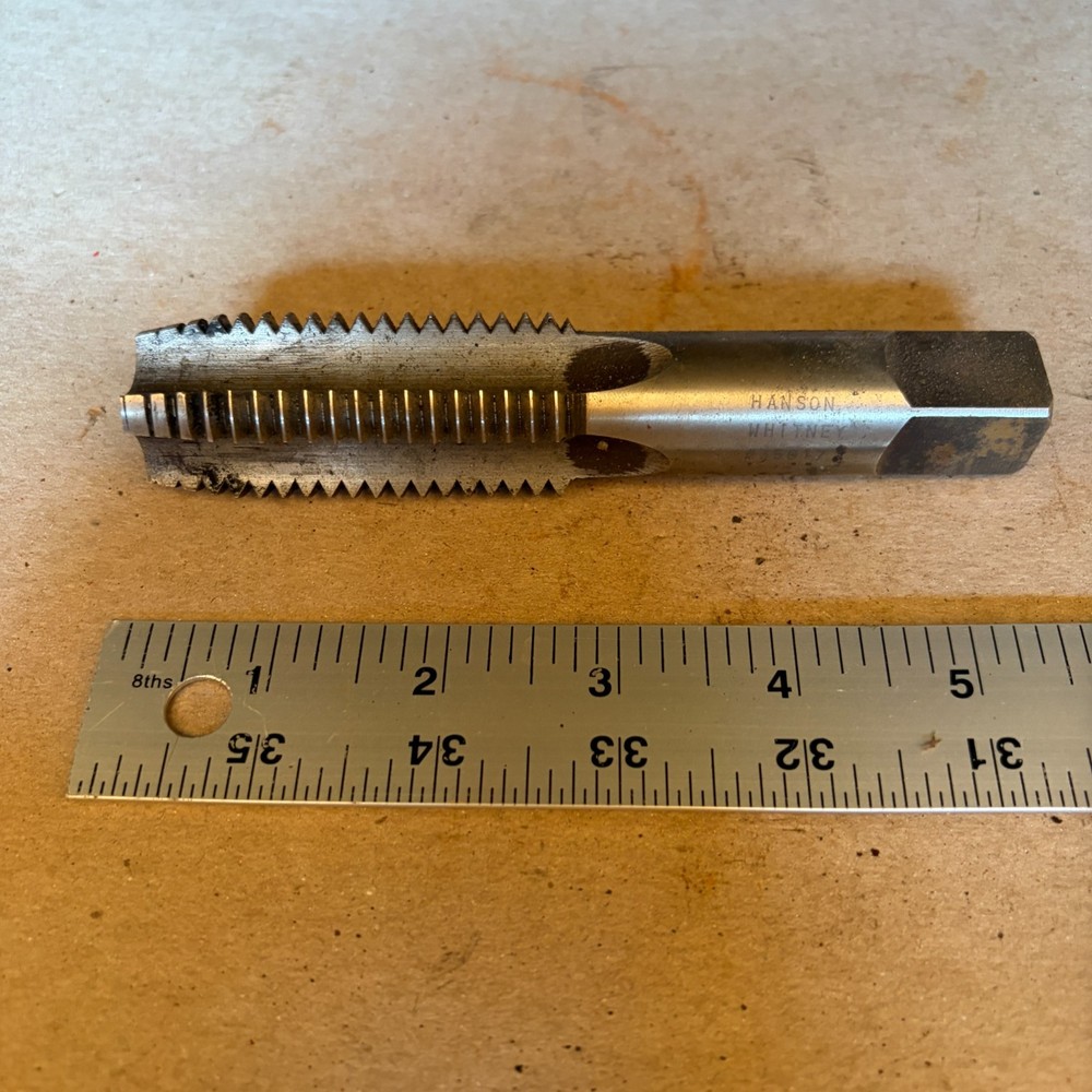 Hanson Whitney NPT Plug Tap 1-1/8” 7 NS HS GH4 Industrial Tap Bit USA #35017
