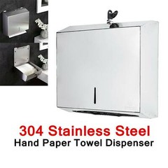 Wall Mount Paper Towel Dispenser Commercial Grade Stainless Steel Touchless
