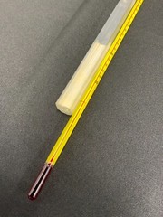Lot of 2 Laboratory Thermometers ERTCO 1104 30-124 F & Fisherbrand 4885:1 243G