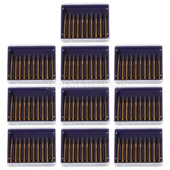 Dental Tungsten Carbide Gold Burs Trimming & Finishing & Polishing Flame FG7901