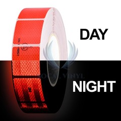 3M Diamond Grade Red Reflective Tape 2″x2″ Conspicuity Safety Mark CE Approved