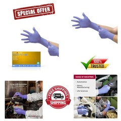 Microflex SU-690 Disposable Nitrile Gloves, Latex-Free, 100 Count – Small Size