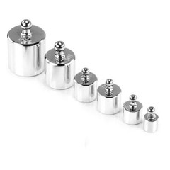 Precision Calibration Weight 6Pcs 5g 10g 20g 50g 100g Steel Chrome 200g Scale HO