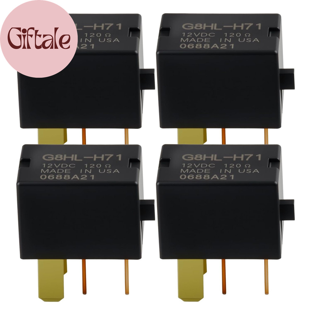 4 Pack G8HL-H71 AC and Starter Relay 39794-SDA-A03 39794-SDA-A05 Compatible for