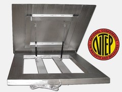 New Prime Scale Series 3×3 Stainless Steel Floor Scale 5000x1lb 48″x48″