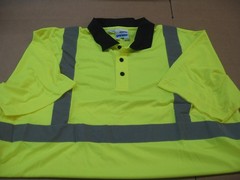 Spiewak S9T120 VizGuard Polo Shirt High Visibility 2XL Polyester Reflective