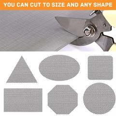 Stainless Steel Wire Mesh 20 Mesh Metal Screen Filter Sheet 30x120cm