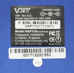 VAP11G Bridge Cable Convert RJ45 Ethernet Port to Wireless/WiFi Dongle AP Vonets