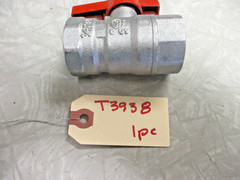 Gas Ball Valve, Quarter Turn 1″ NPT 1/2-psi, Plated Brass, F1361 SPMCL