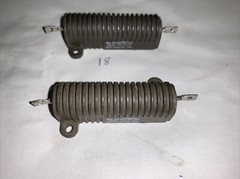Dale wire wound 900 Ohm 40 Watt Black Resisters Quantity Of (2) *NEW*