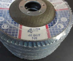 BENCHMARK ABRASIVES 4.5″ X 7/8″ ZIRCONIA T29 ANGLED FLAP DISCS 41/2″ GRINDERS