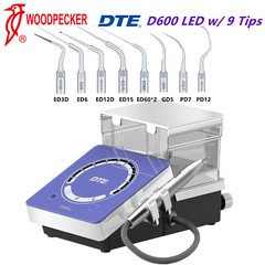 Woodpecker DTE Dental Ultrasonic Piezo Scaler D5 D7 S6 D600 LED W/ Tips SATELEC