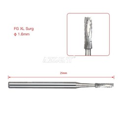Root Surgical Carbide Bone Cutters Separating Burs Drills 28mm FG Dental