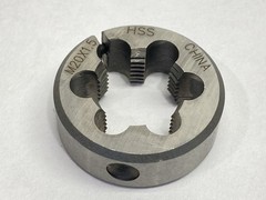 Interstate 03864154 Round Die M20x1.5 1-1/2″ OD High-Speed Steel