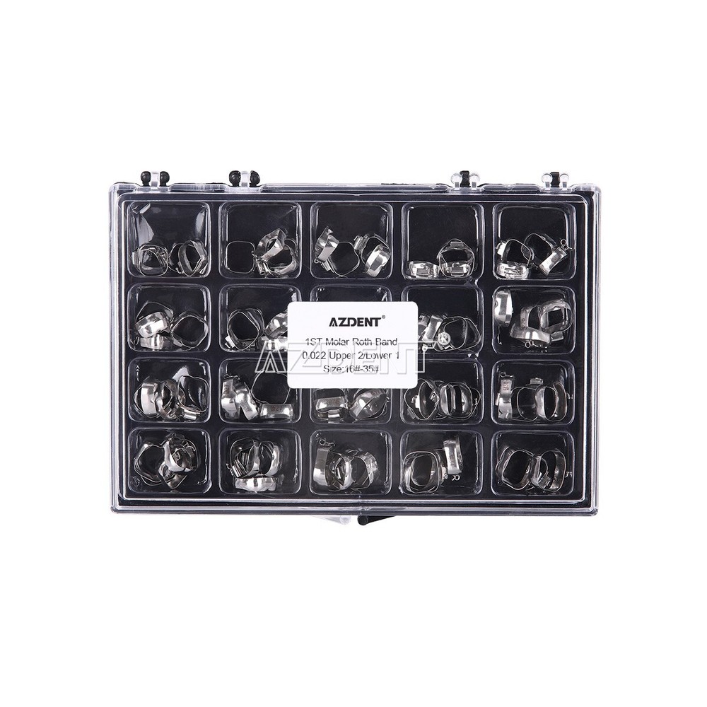 Dental Tubos Bucales de Ortodoncia con Banda Roth MBT 022 1er Molar 16#-35#