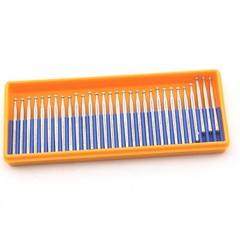 JINGLING Diamond Grinding Bits 2.5mm 3/32″ Round Ball Tipped Burrs with 1/8 I…
