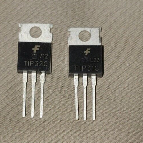 10pcs 5pairs TIP31C+TIP32C NPN PNP 3A 100V Transistor TO-220 Bipolar TIP31 TIP3