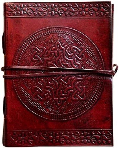 Celtic Knot Blank Page DIARY JOURNAL NOTEBOOK ~ Handcrafted Handmade Leather