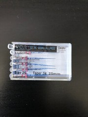 Dentsply Tulsa Dental Vortex 25mm Taper .04 Size 25 Rotary Files 6/pk