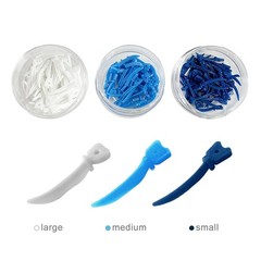 120Pcs Dental Plastic Tulwar Wedge Sectional Matrix System Refill Wedge Diastema
