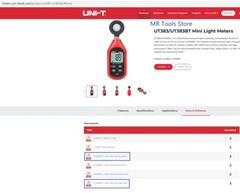UNI-T Digital Bluetooth Sound Level Meter Decibel Noise Tester 30-130dB UT353BT