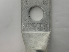 Burndy YA262TC38 50239NL 2-Hole Compression Lug 2/0 AWG Solid/Stranded Copper