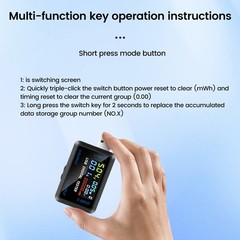 4.5~36V USB Type-C Digital Power Capacity Tester Voltage Current Meter Detector
