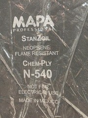 Mapa Professional StanZoil Neoprene Flame Resistant Chem-Ply N-540 Size 9 Gloves