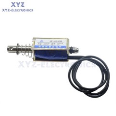 100pcs JF-0530B DC12V 300mA 5N/10mm Pull-Push-Type DC Solenoid Electromagnet New
