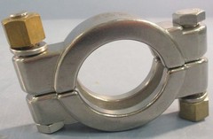 USA Sealing SS304 High Pressure Tri-Clamp 2-Bolt Stainless Steel Lot of 3
